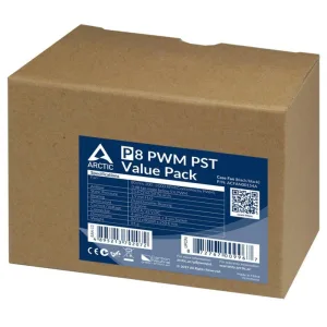 Вентилятор для корпуса ARCTIC P8 PWM PST Value Pack черный - retail (ACFAN00154A) Arctic