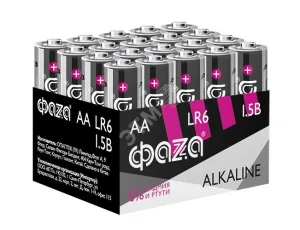 Элемент питания LR 6 (AA) алкалиновая, уп. 20 шт. Alkaline Pack-20 5028098 Jazzway