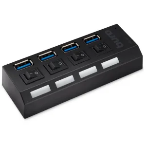USB-концентратор Buro BU-HUB4-U3.0-L, USB 3.0, USB 4 порта, USB BURO