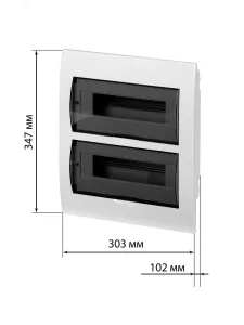 Бокс ЩРВ-П-24модуля встраиваемый пластик IP41 SQ0902-0006 TDM ELECTRIC