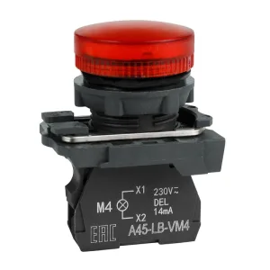 Сигнальная лампа OptiSignal D22 C5-L-B4 красная пластик 24VAC/DC XB5AVB4 (14шт) 332191 КЭАЗ