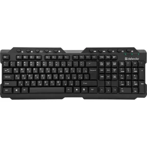 (Из ремонта) Клавиатура беспроводная Defender Element HB-195 RU USB черный DEFENDER