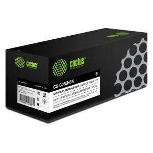 Картридж лазерный Cactus CS-C055HBK черный (7600 стр.) для Canon LBP663Cdw/LBP664Cx/MF746Cx/MF742Cdw/MF744Cdw Cactus