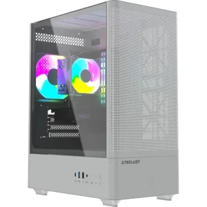 Компьютер Teclast G03 i5 12400F (2.5) 32Gb SSD1Tb RTX3050 6Gb Windows 11 Pro GbitEth 400W белый (G03 12400F32G1T3050WKRU) TECLAST