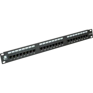 Патч-панель Lanmaster LAN-PPI24U6 19" 1U 24xRJ45 кат.6 UTP LANMASTER