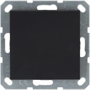 Переключатель проходной 1-кл. 10А IP20 механизм черн. матов. soft touch Jasmart G3012PB Jasmart