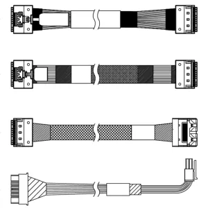 Комплектующие корпусов Lenovo ThinkSystem SR650 V3 2.5" Chassis Front BP3 SAS/SATA Cable Kit Lenovo