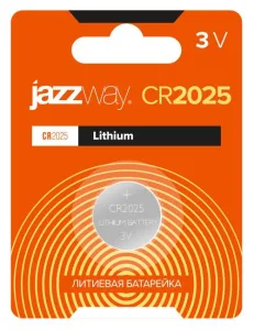 Элемент питания литиевый CR2025 3В BL-1 (блист.1шт) 2852861 Jazzway