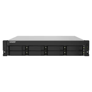 Сетевое хранилище без дисков SMB QNAP TS-832PXU-4G 8-Bay AL324 quad-core 1.7 GHz 2U rackmount NAS, 4Gb DDR4 UDIMM RAM (max 1x16Gb), SATA 6Gb/s, 2x 10GbE SFP+ LAN, 2x2.5 GbE LAN, 1x PCIe Gen2 x2 slot. W/o RAIL-B02 Qnap