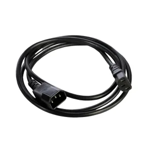 Шнур питания с заземл. IEC 60320 C13/IEC 60320 C14, 10А/250В (3x1,0), 1,8 м. (R-10-Cord-C13-C14-1.8) ЦМО