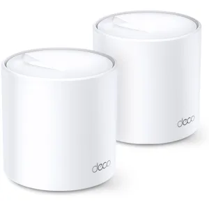 Система TP-Link Mesh AX3000 Whole Home Wi-Fi System, Wi-Fi 6, 2402Mbps (4 streams) at 5GHz and 574Mbps (2 streams) at 2.4GHz, 2 Gigabit ports of each unit, support OFDMA, MU-MIMO, 802.11k/v/r seamless roaming, support WPA3, HomecareTM system, easy se... TP-Link