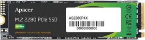 Накопитель SSD Apacer 1Tb, M.2 2280 AS2280P4X, PCIe 3.0 x4, NVMe, R/W 2100/1700 Apacer