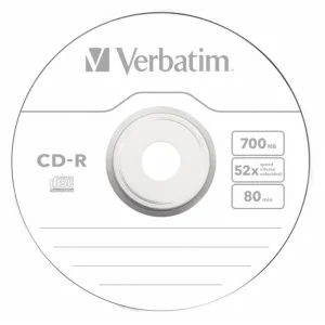 Диск CD-R Verbatim 700Mb 52x Slim case (10шт) (43415) Verbatim