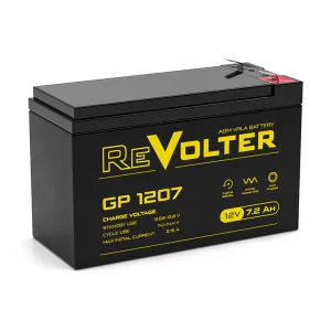 Аккумуляторная батарея Energon Аккумуляторная батарея универсальная Revolter GP 1207 (12V / 7.2Ah) (4614040020015) Delta Battery