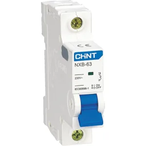 Выключатель автоматический модульный 1п D 2А 4.5кА NXB-63S CHINT 296718 CHINT