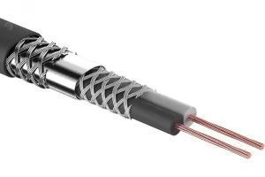 Кабель микрофонный 2x0,25 D=6.8мм черный Rexant