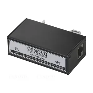 Устройство грозозащиты для локальной вычислительной сети OSNOVO SP-IP-10GPD Устройство грозозащиты для локальной вычислительной сети (скорость до 2,5 Гбит/с для кабеля Сat5e OSNOVO