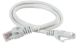 Патч-корд категория 5е UTP 1.5м PVC серый PC01-C5EU-1M5 IEK