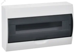 Бокс ЩРН-П-18 мод. навесной пластик IP41 GENERICA MKP12-N-18-41-G IEK