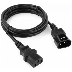 Шнур питания NTSS NTSS-PC13144 C13-С14 проводник.:3x1мм2 1.8м 220/250В 10А черный NTSS