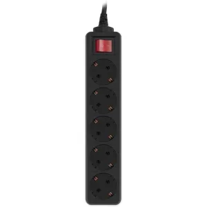 Сетевой фильтр PC Pet AP01006-1.8-BK 1.8 м, 5 розеток, черный PC PET