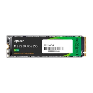 Накопитель SSD Apacer AS2280Q4L, 512Gb, M.2 2280, PCIe 4.0 x4, NVMe, R/W 3600/3000 Apacer
