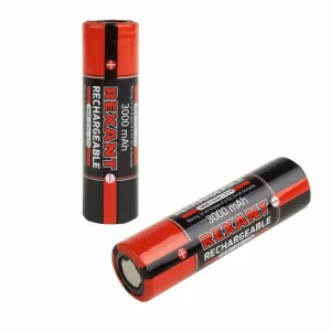 Аккумулятор Li-ion 18650 3.7V 3000 mAH 2 шт. блистер 30-2035-05 Rexant