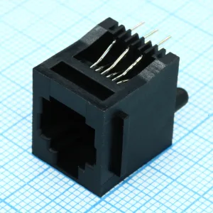 TJ6P6C розетка в плату 52-03 (5222-6P) CZT