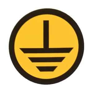 Знак "Земля" круглый d20мм an-1-04 EKF