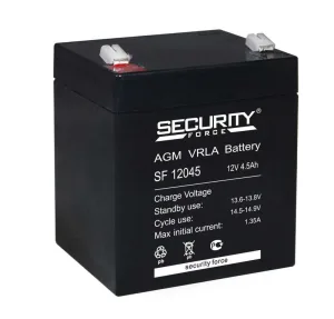 Аккумулятор ОПС 12В 4.5А.ч SF 12045 Security Force