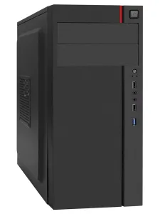 Компьютерный корпус Miditower ExeGate AA-440U-AA500 (ATX, AA500 8 см, 2*USB+1*USB 3.0, аудио, черный) Exegate