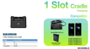 Зарядная станция M3 Mobile SL20-1CRD-C00 M3 SL20 CRADLE M3 Mobile