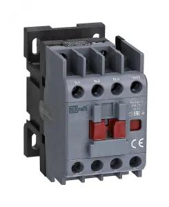 Контактор 9А 24В_АС АС3_ АС4 1НО+1НЗ КМ-102 21900DEK DEKraft