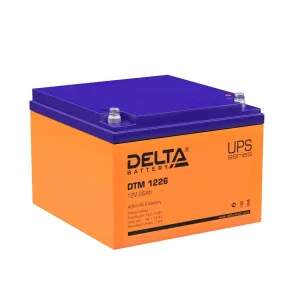 Аккумулятор UPS 12В 26А.ч DTM 1226 DELTA