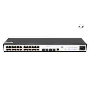 Коммутатор SNR SNR-S2982G-24TE, 24×1 Гбит/с + 4×1 Гбит/с SFP, управляемый SNR