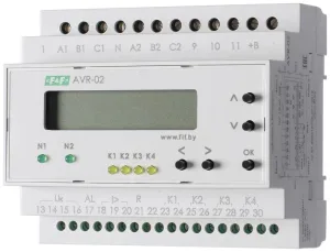 Устройство управления резервным питанием AVR-02 (3х400В+N; 5 перекл. х8А; IP20) F&F EA04.006.004 Евроавтоматика F&F