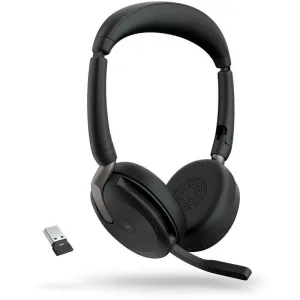 Гарнитура Jabra Evolve2 65 Flex чёрный, беспроводная, Bluetooth, до 32 ч Jabra
