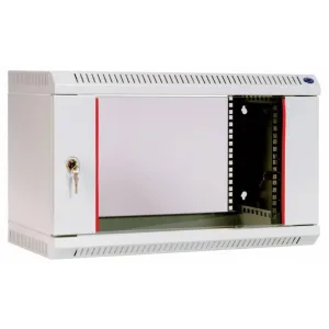 Шкаф телеком. настен, 6U, 600x650 дверь стекло (ШРН-6.650) (1 коробка) ЦМО