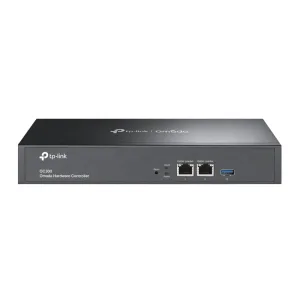 Контроллер TP-Link Omada hardware Controller OC300, 2 gigabit ethernet ports, 1 USB 3.0 port, managed up to 500 Omada Access Points/Switch/Gateway, support batch configuration, firmware upgradation, intelligent network monitoring and captive portal, ... TP-Link
