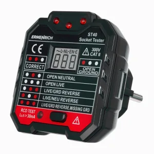 Тестер розеток Zing ST40 Ermenrich 82963 Ermenrich