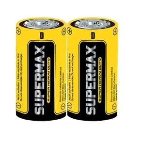 Элемент питания солевой D/R20 (уп.2шт) Supermax SUPR20 SuperMax