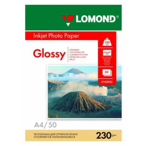 Фотобумага Lomond 0102022 A4/230г/м2/50л./белый глянцевое для струйной печати Lomond