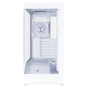 корпус 1STPLAYER GM7 ARGB White / ATX / 4x120mm ARGB fans / GM7-WH-3FN7R-W-1FN7-W 1STPLAYER