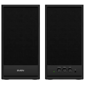 Акустическая система SVEN SPS-702 2.0 черный 40Вт Sven