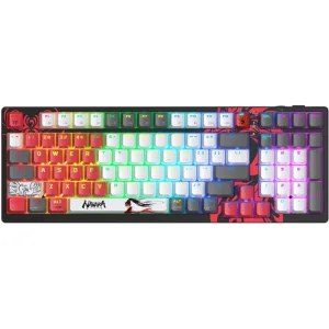 Клавиатура беспроводная механическая A4Tech Bloody WS98 Naraka USB черный/красный (WS98) A4Tech