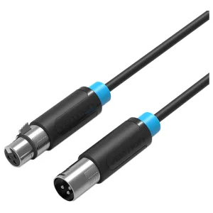 Кабель Vention аудио XLR M/XLR F - 1.5м Кабель Vention XLR(m)/XLR(f) - 1.5 м (BBFBG) Vention