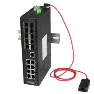 Промышленный PoE коммутатор Gigabit Ethernet OSNOVO SW-808010/ILS(port 90W,720W) ПРОЕКТНАЯ МОДЕЛЬ OSNOVO
