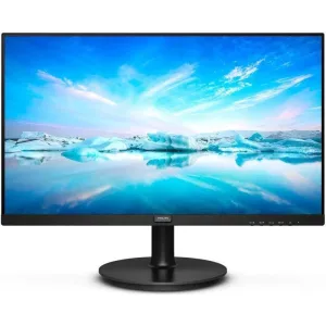 Монитор 21.5" Philips 222V8LA VA 1920x1080, 75 Гц, 4 мс, 16:9, 250 кд/м², HDMI, DisplayPort, VGA, FreeSync, Flicker Free, Low Blue Light, черный Philips