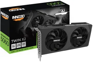 Видеокарта INNO3D RTX 5060 Twin X2 V2//RTX5060 N50602-08D7-198072N Inno3D