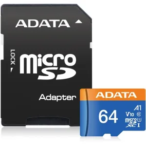 Флеш карта microSDXC 64GB ADATA AUSDX64GUICL10A1-RA1 ADATA